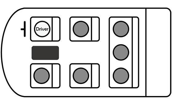 車内座席図