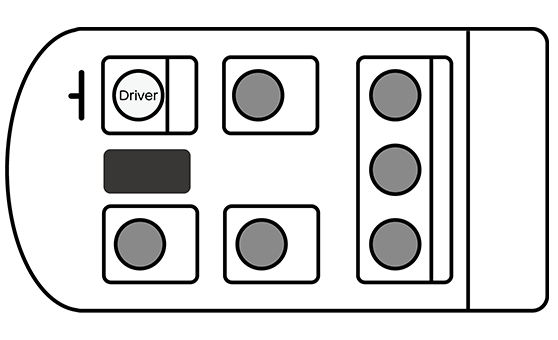 車内座席図