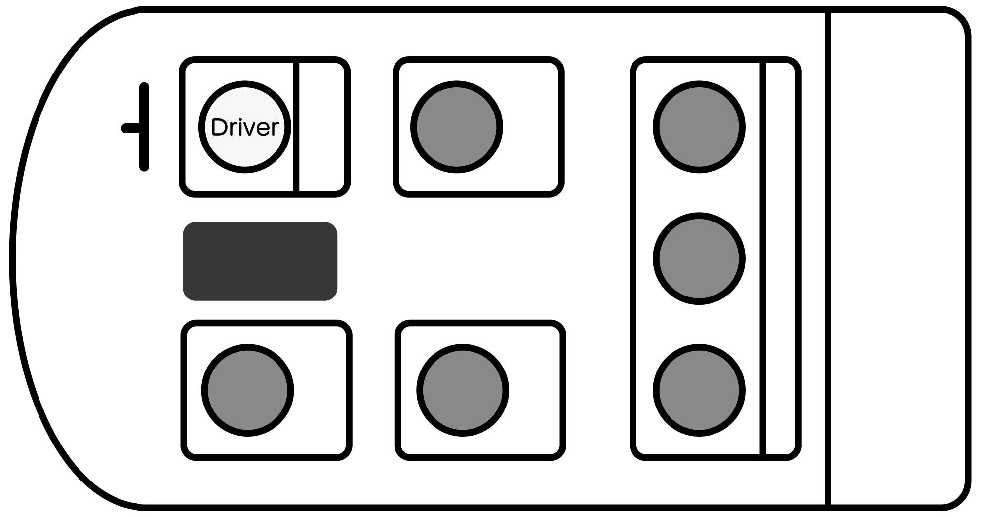 車内座席図